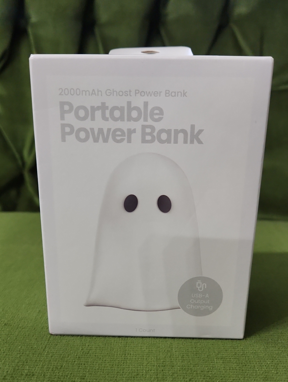 Halloween Portable Ghost Power Bank 2000mAh - White